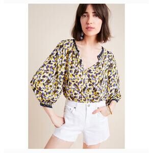 Anthropologie Velvet By Graham Spencer Blouse NWT